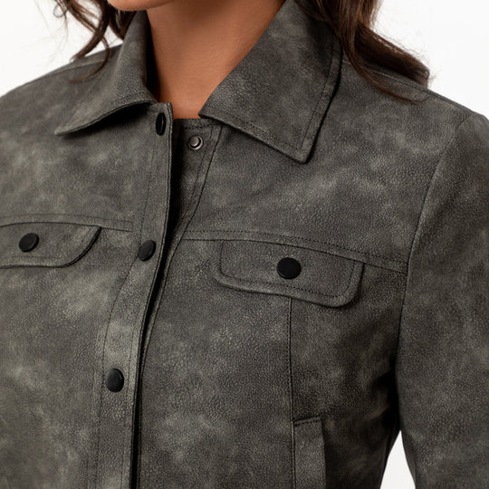 Damen modische kurz geschnittene jacke EB