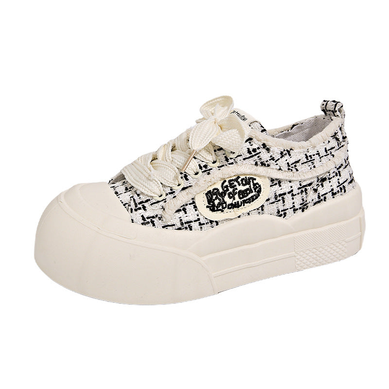 Damen modische Sneaker mit Textil-Obermaterial EB