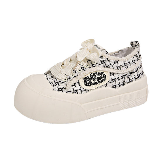 Damen modische Sneaker mit Textil-Obermaterial EB
