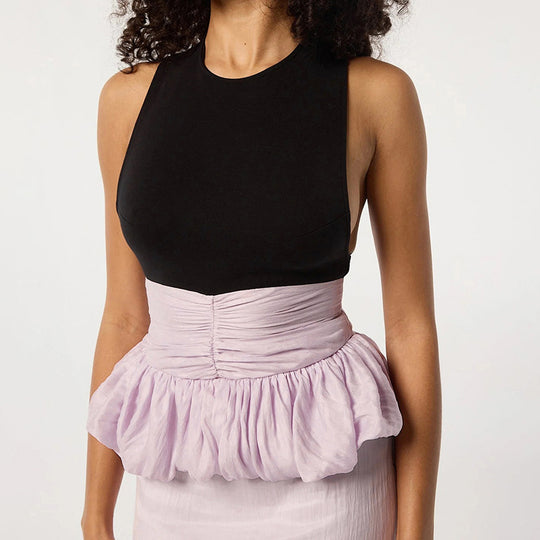 Damen Trendiges Rüschen-Top mit figurformendem Design EB
