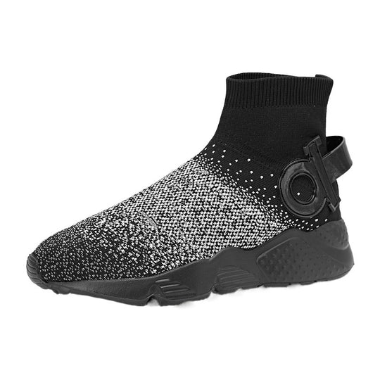 Damen Sockensneaker mit atmungsaktiver Strickoberfläche und rutschfester Sohle EB