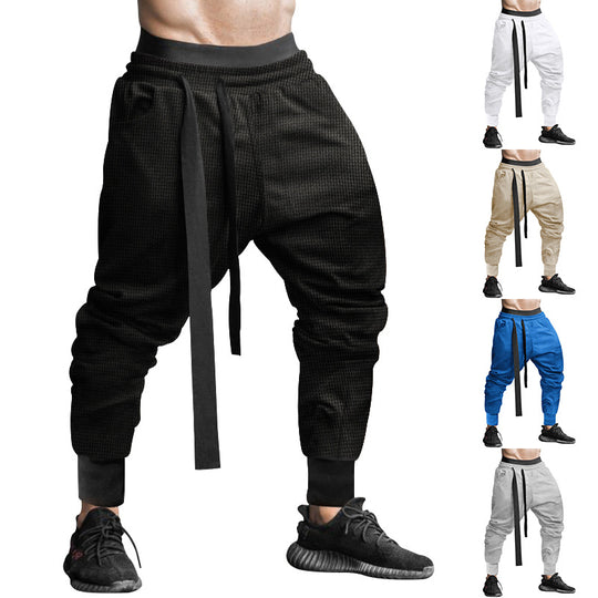 Herren Sportliche Relaxed Fit Jogginghose mit verstellbarem Bund EB