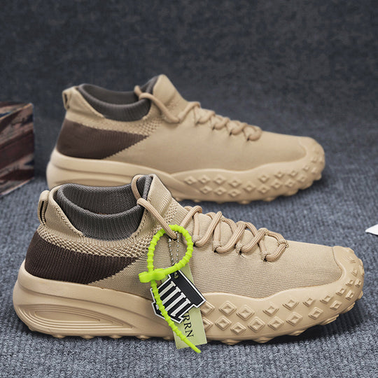 Damen Sportliche Sneaker mit hoch atmungsaktivem Strick-Obermaterial und rutschfester Sohle EB
