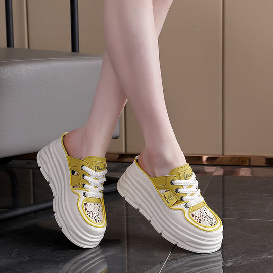 Damen Slip-On Freizeitsneaker mit Mesh-Obermaterial und rutschfester Sohle EB