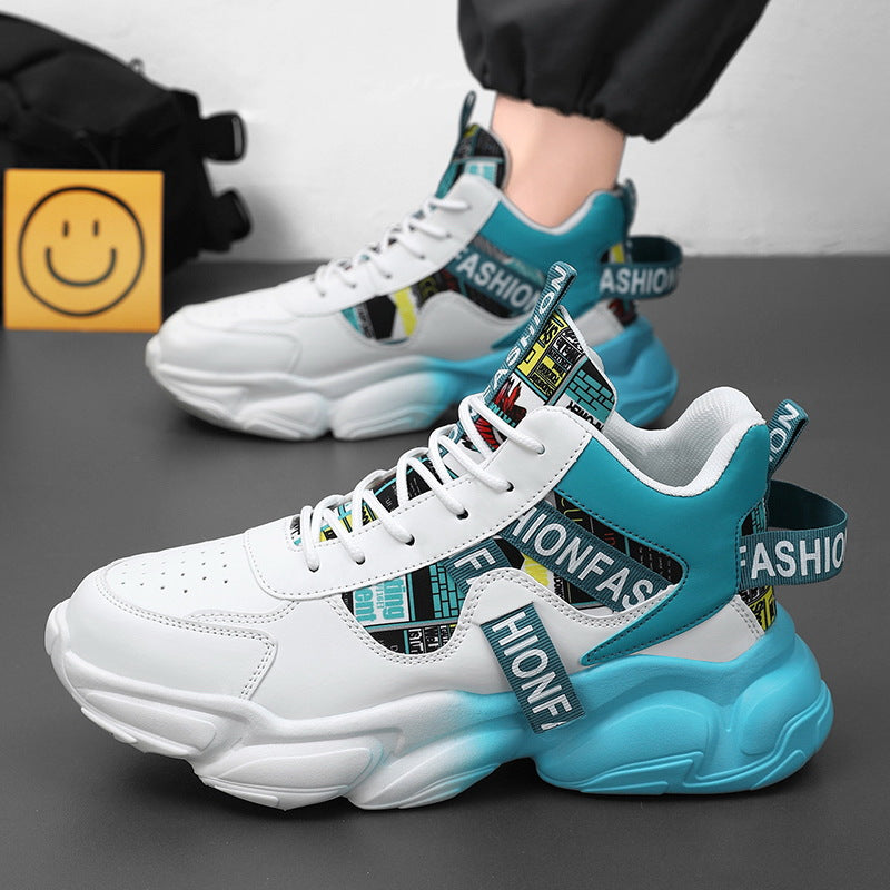 Damen Modische Lauf Sneakers mit innovativer Dämpfung und grafischen Akzenten EB