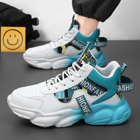 Damen Modische Lauf Sneakers mit innovativer Dämpfung und grafischen Akzenten EB