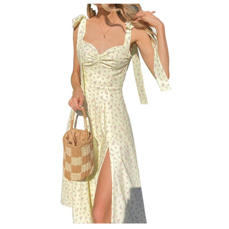 Damen Sommerkleid mit romantischem Blumenmuster EB