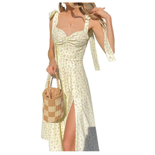 Damen Sommerkleid mit romantischem Blumenmuster EB