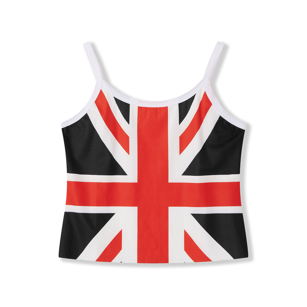 Damen Crop-Top mit Britischem Motiv EB