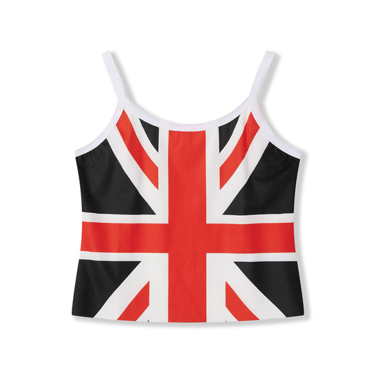 Damen Crop-Top mit Britischem Motiv EB