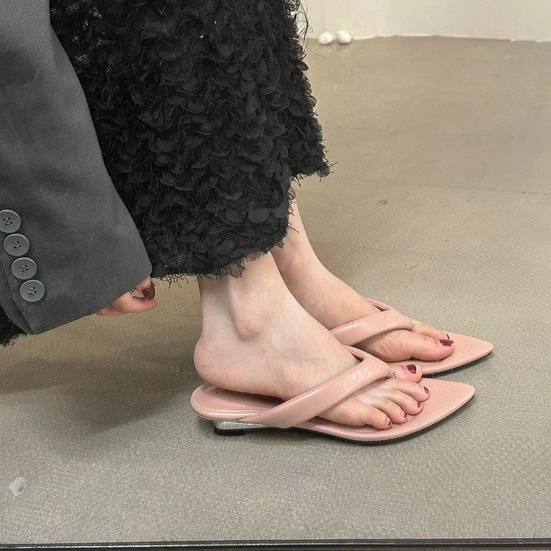Damen edle Zehentrenner-Sandalen mit modischem Design EB