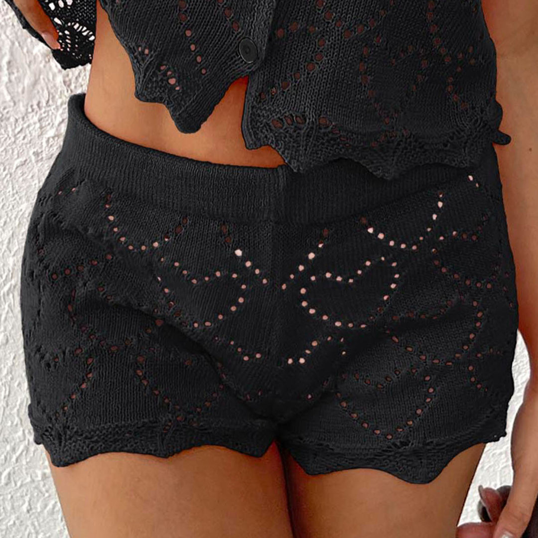 Damen Häkelstrandshorts EB