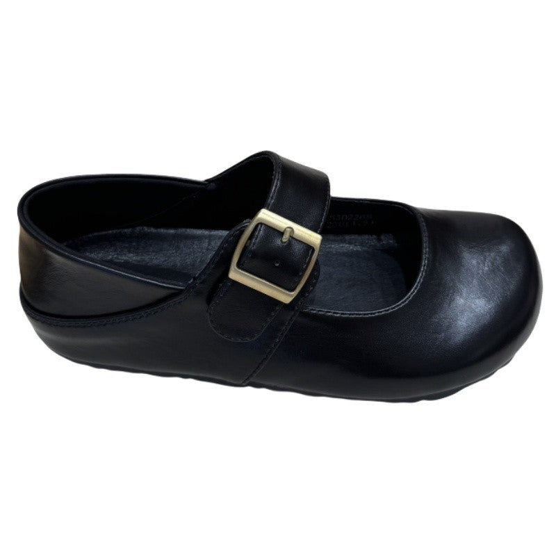 Damen Mary Janes mit modischem Schnallenverschluss und bequemer Sohle EB