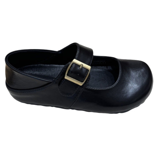 Damen Mary Janes mit modischem Schnallenverschluss und bequemer Sohle EB