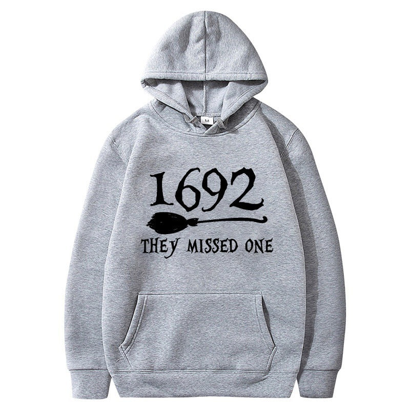 Damen Kapuzenpullover mit kreativem Halloween-Motiv und lockerer Passform EB