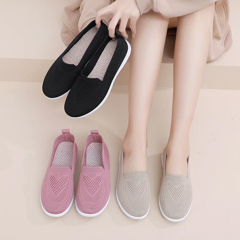 Damen Leichte und atmungsaktive Slip-On Schuhe EB