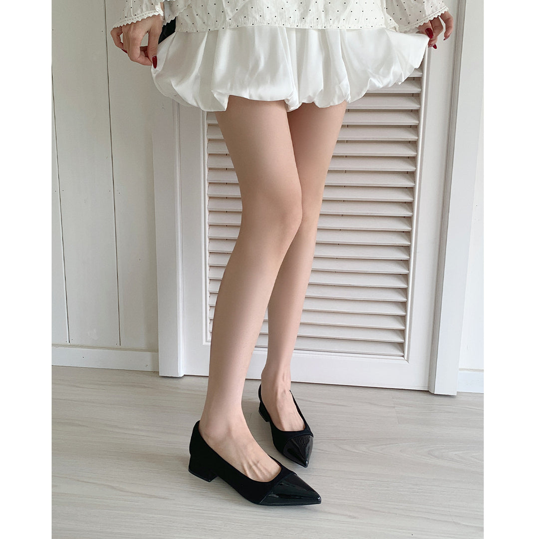 Damen elegante Ballerinas mit modernen Akzenten EB