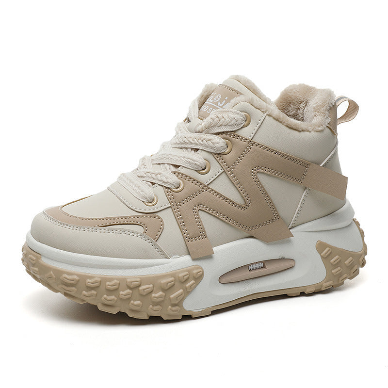 Damen Winter Sneaker mit atmungsaktivem Innenfutter und rutschfester Profilsohle EB