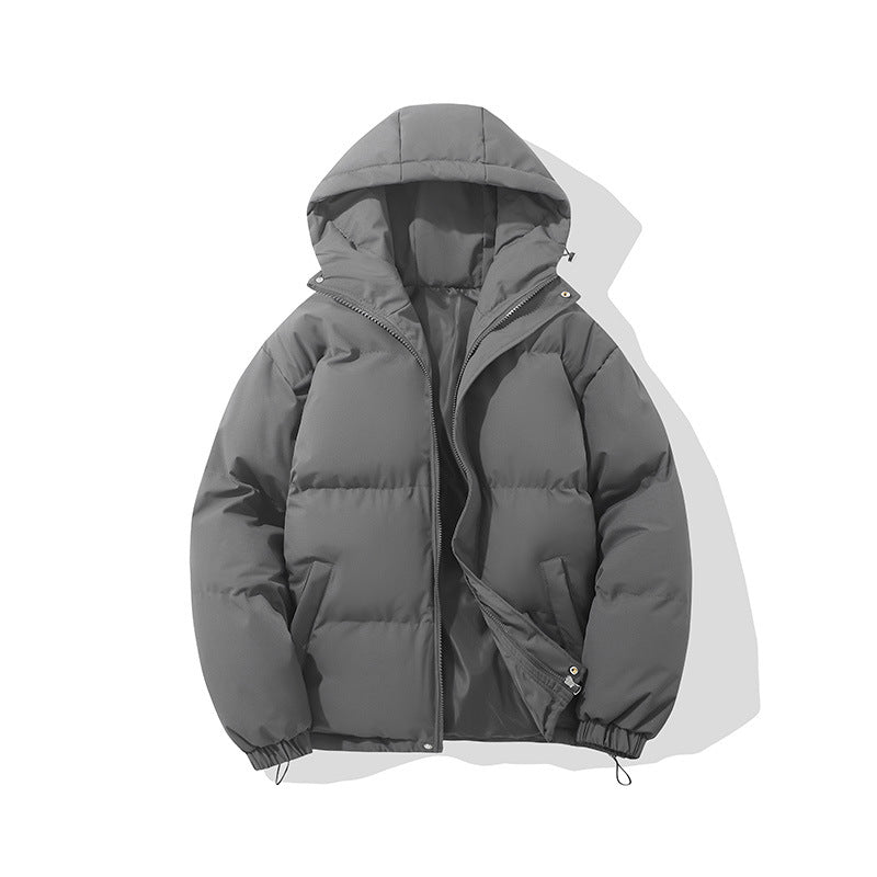 Herren hochisolierte Stepp-Kapuzenjacke mit synthetischer Thermofüllung, winddichter Außenhülle und verstellbarem Kordelzugsaum EB