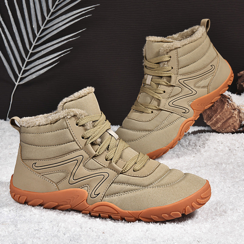Damen Hohe Wintersneaker mit isolierender Innenausstattung und rutschfester Sohle EB