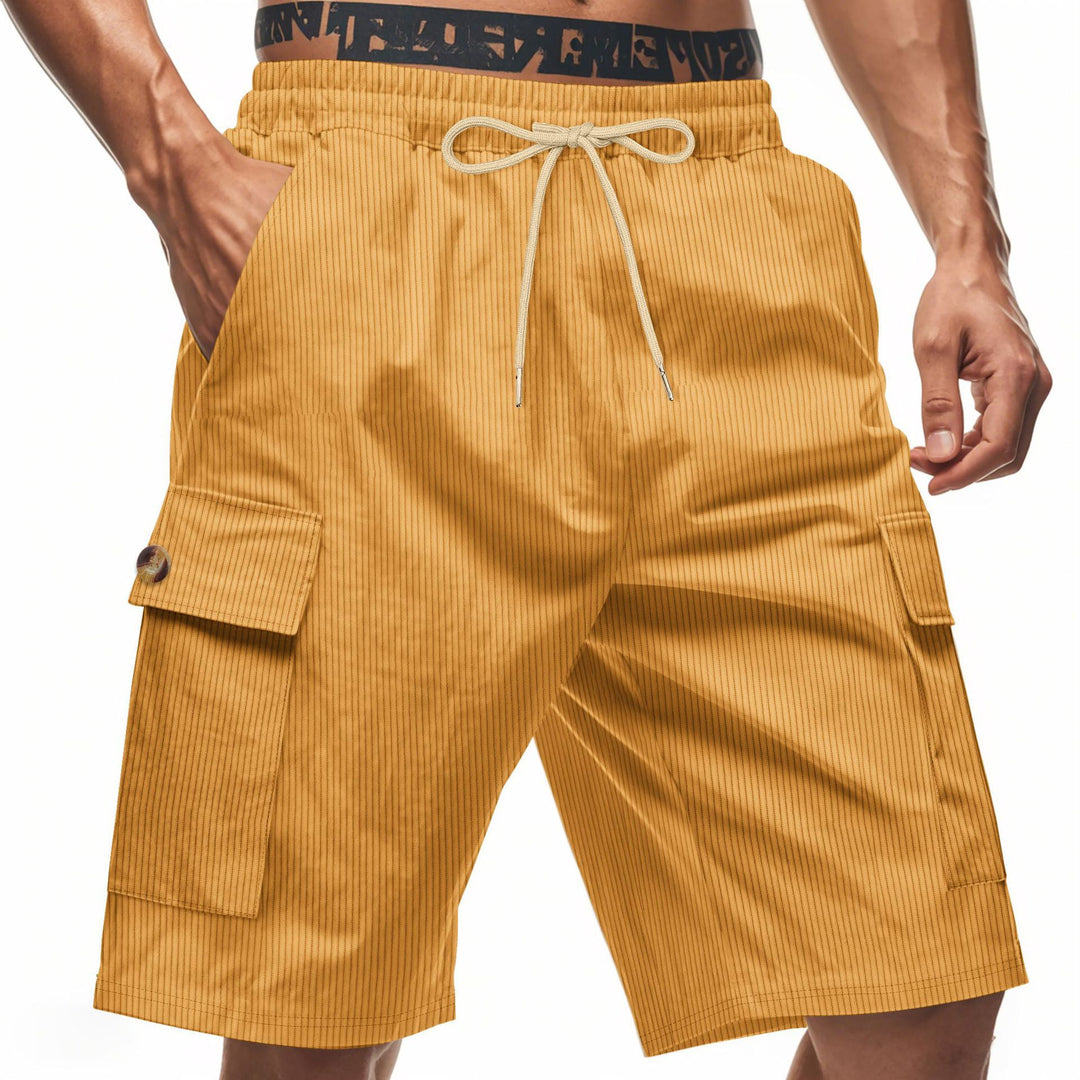 Herren Cargo-Shorts mit verstellbarem Kordelzug und praktischen Seitentaschen EB
