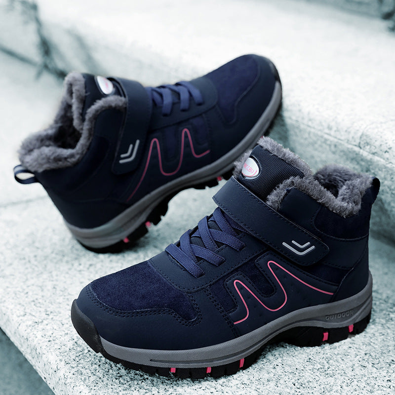 Damen Isolierte Winterwanderschuhe mit rutschfester Sohle und warmem Innenfutter EB