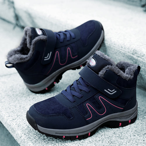 Damen Isolierte Winterwanderschuhe mit rutschfester Sohle und warmem Innenfutter EB
