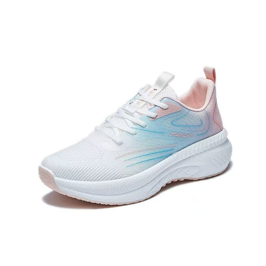 Damen Sportliche Laufschuhe mit dämpfender Sohle und atmungsaktiver Mesh-Oberfläche EB