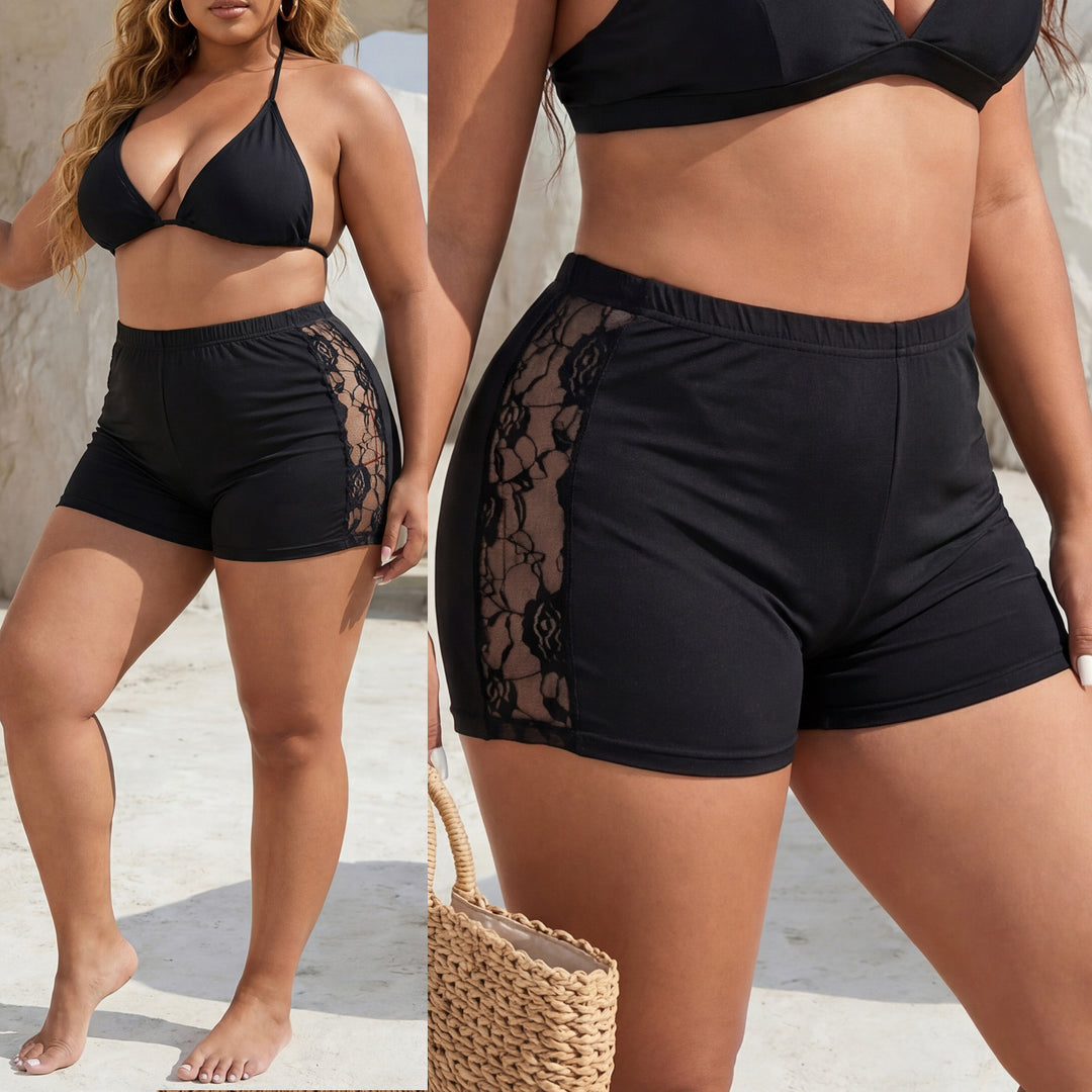 Damen Modische Lace-Shorts EB