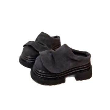 Damen Mokassins mit trendiger Rüschendetails und bequemer Sohle EB