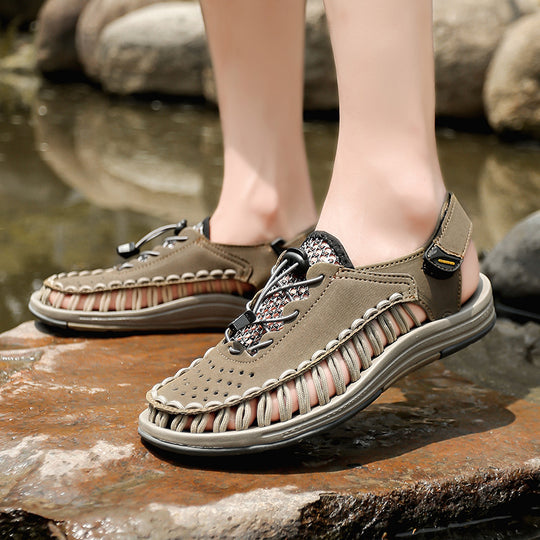 Damen Sportliche Freizeitsandalen mit elastischem Schnellschnürsystem EB