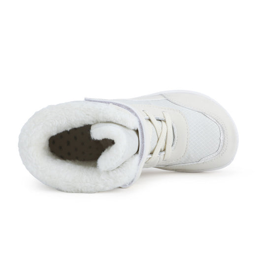 Damen gefütterte Winterstiefel mit praktischem Klettverschluss EB