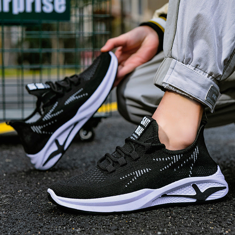 Damen Sportliche Sneakers mit atmungsaktiver Mesh-Oberfläche und Dämpfungstechnologie EB