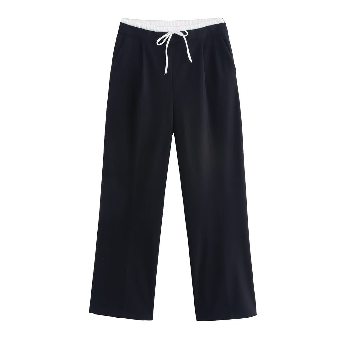 Damen elegante und bequeme Palazzo-Hose EB