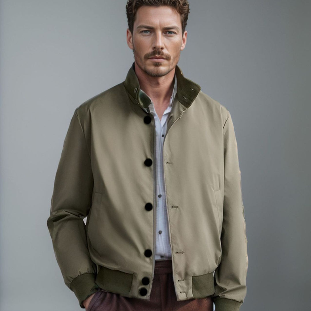 Herren sportliche Übergangsjacke mit Reißverschluss EB