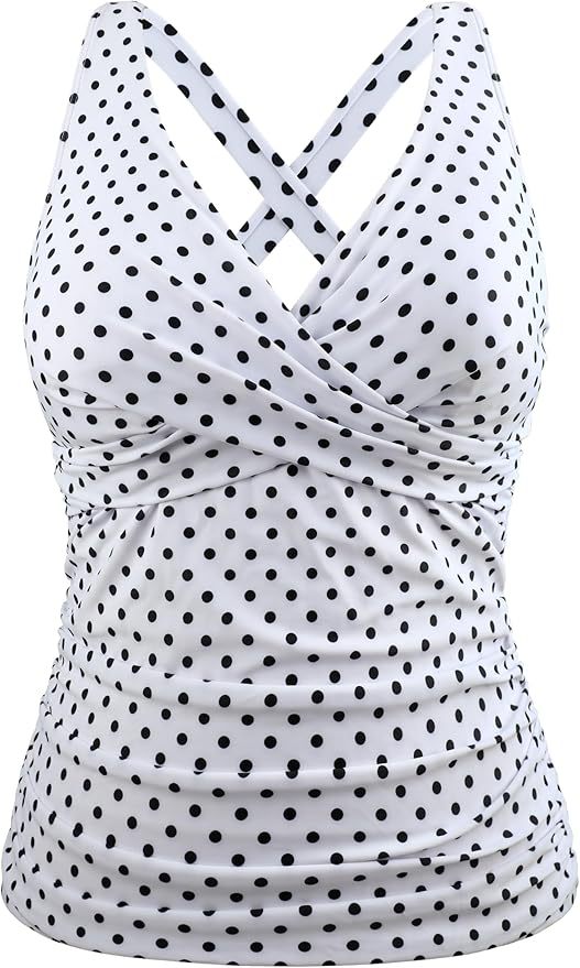 Damen Badeanzug mit Wickelschnitt und figurschmeichelndem Design EB