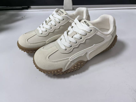 Damen Sportliche Sneakers mit atmungsaktiver Oberflächenstruktur und rutschfester Sohle EB