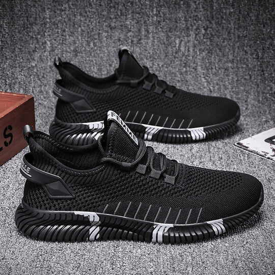 Damen Bequeme Trainingssneakers mit atmungsaktiver Mesh-Oberfläche und rutschfester Sohle EB