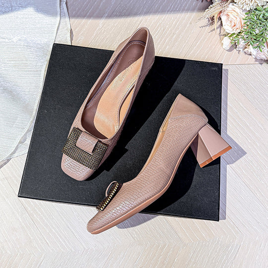 Damen elegante Ballerinas mit einzigartigem Dekor EB