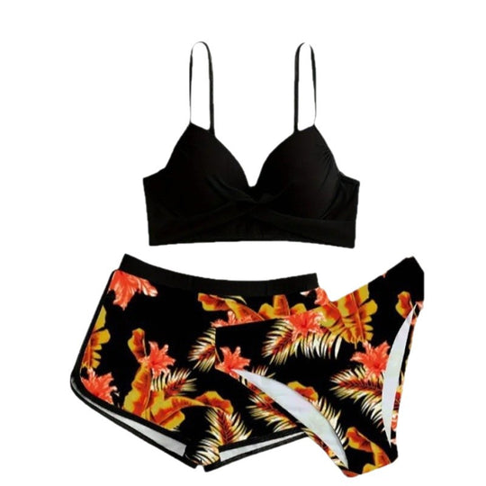 Damen Zweiteiliges Badeoutfit mit raffiniertem Schnitt EB
