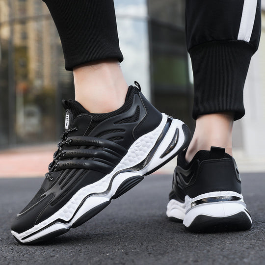 Damen Sportliche Sneakers mit atmungsaktiver Oberflächenstruktur EB