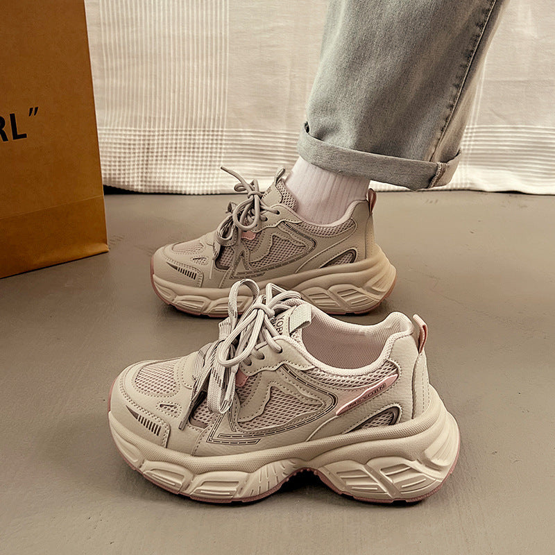 Damen Sportliche Sneakers mit atmungsaktiven Einsätzen und dämpfendem Komfort EB