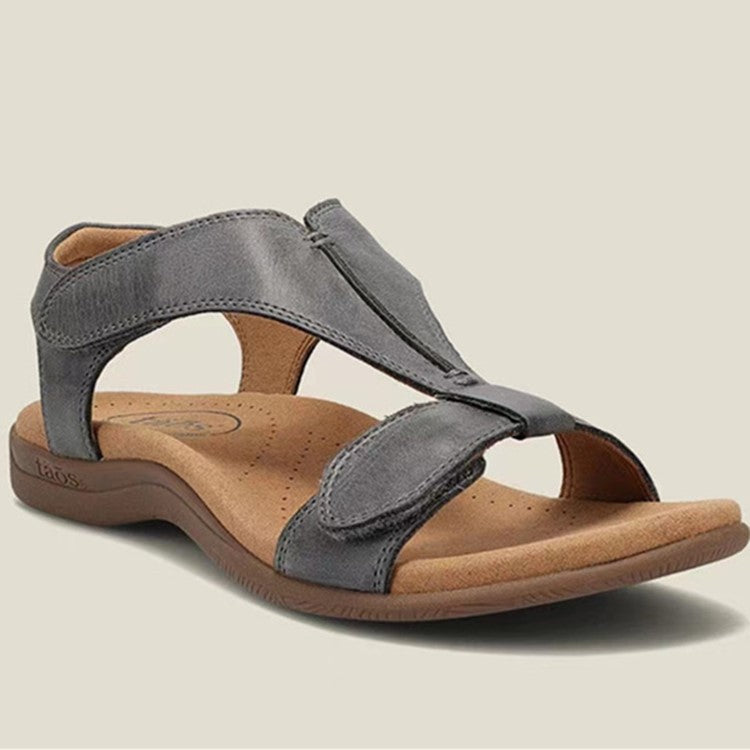 Damen Sportliche Komfortsandalen mit verstellbaren Riemen und anatomischem Fußbett EB