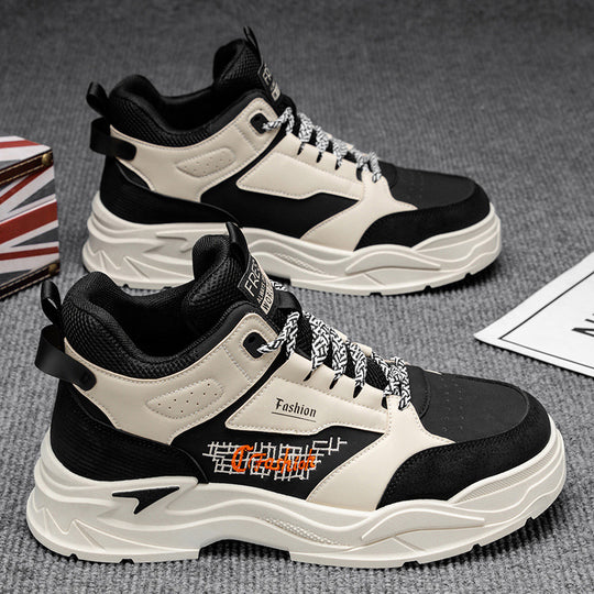 Damen Sportliche High-Top Sneakers mit modischem Design und dämpfendem Sohlenprofil EB