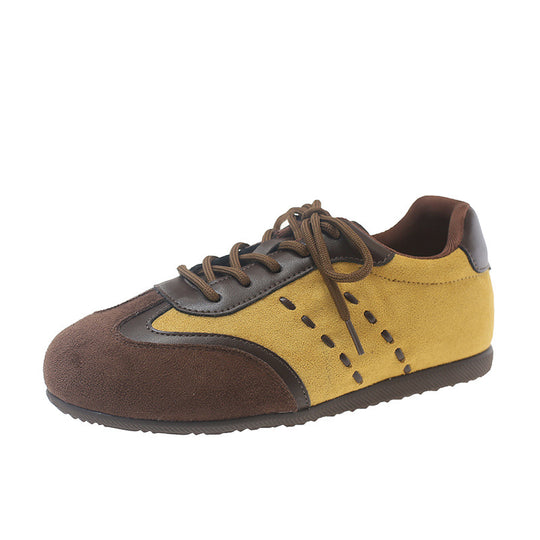 Damen modische Sneaker mit hochwertigem Wildleder-Obermaterial und innovativem Design EB