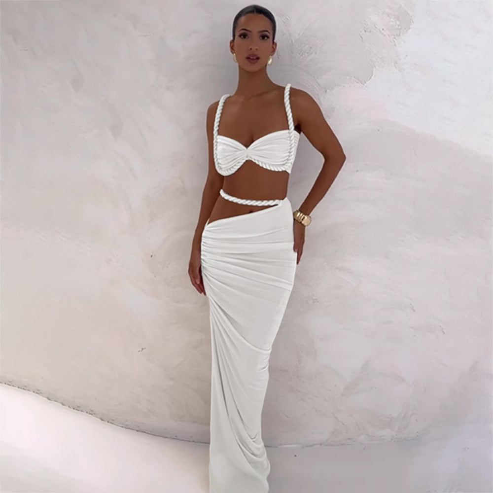 Damen Bikiniset mit elegantem Wickelrock EB