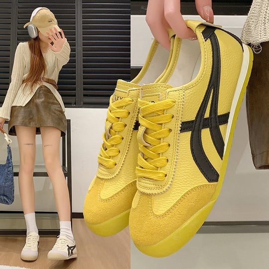 Damen Sportliche Sneakers mit reflektierendem Obermaterial und atmungsaktiver Sohle EB