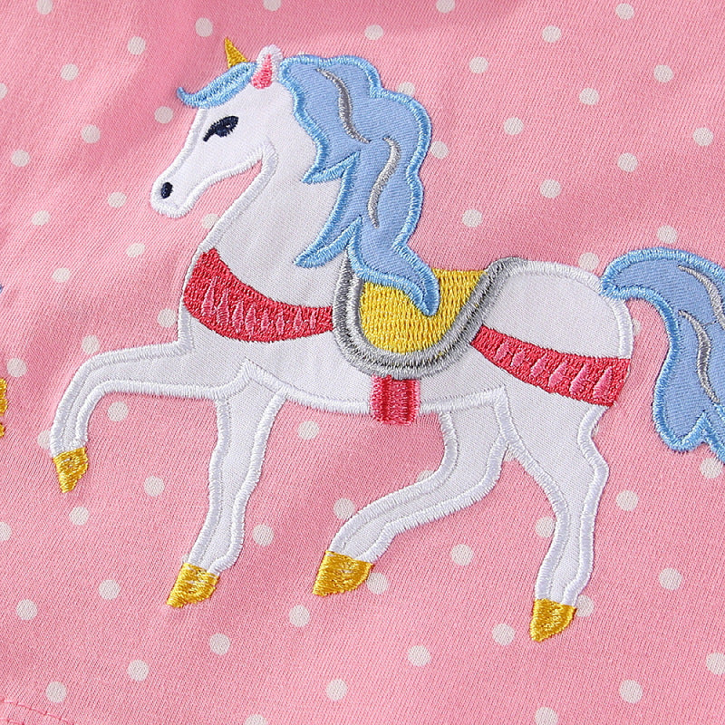 Mädchen Sommerkleid mit bezauberndem Einhorn-Design EB
