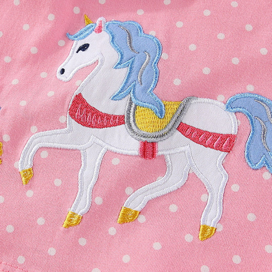 Mädchen Sommerkleid mit bezauberndem Einhorn-Design EB