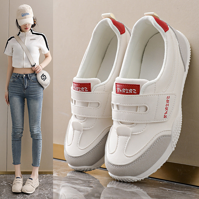 Damen Sportliche Sneaker mit praktischen Klettverschlüssen EB